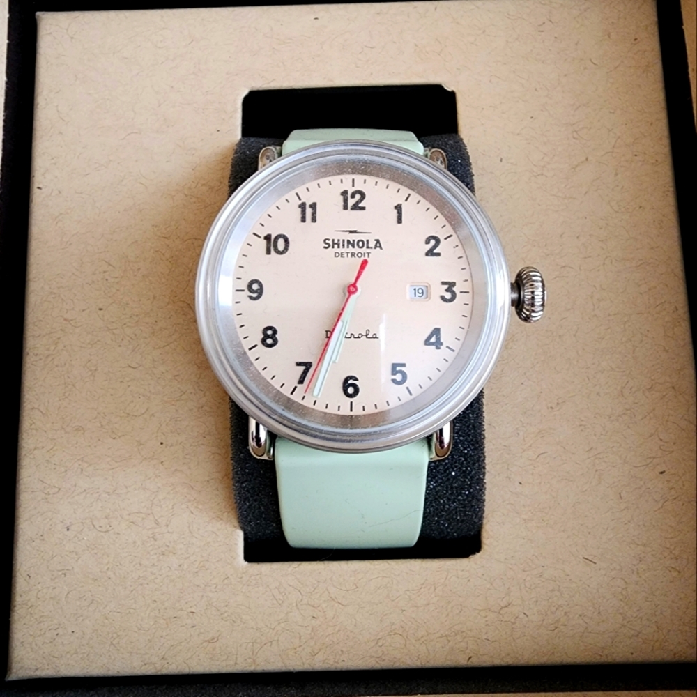 Shinola 43MM Detrola The Mint Condition Watch